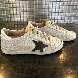 Golden Goose Deluxe Superstar Mesh Sneakers